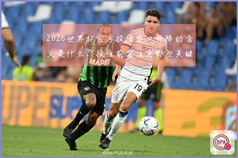 2026世界杯官方投注盘口升降的含义是什么？投注前需注意哪些关键点？