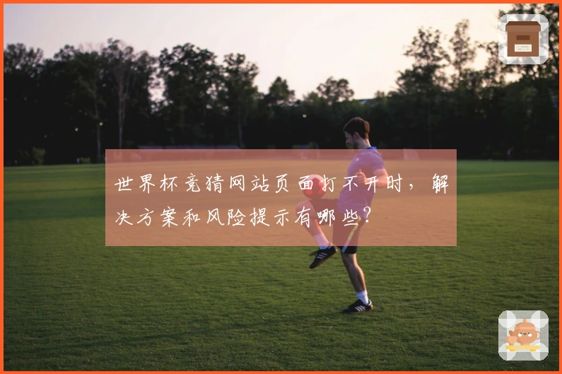世界杯竞猜网站页面打不开时，解决方案和风险提示有哪些？